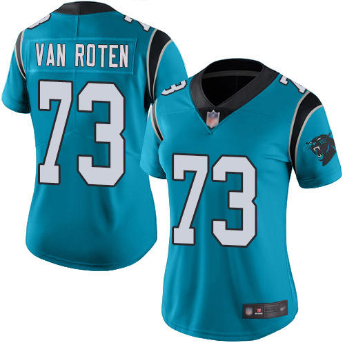 Carolina Panthers Limited Blue Women Greg Van Roten Alternate Jersey NFL Football #73 Vapor Untouchable